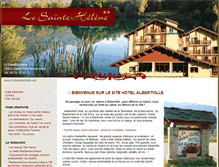 Tablet Screenshot of hotelalbertville.net